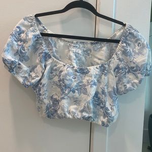 Reformation cropped peasant top